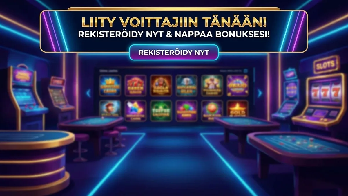 Rekisteröidy bonuksella